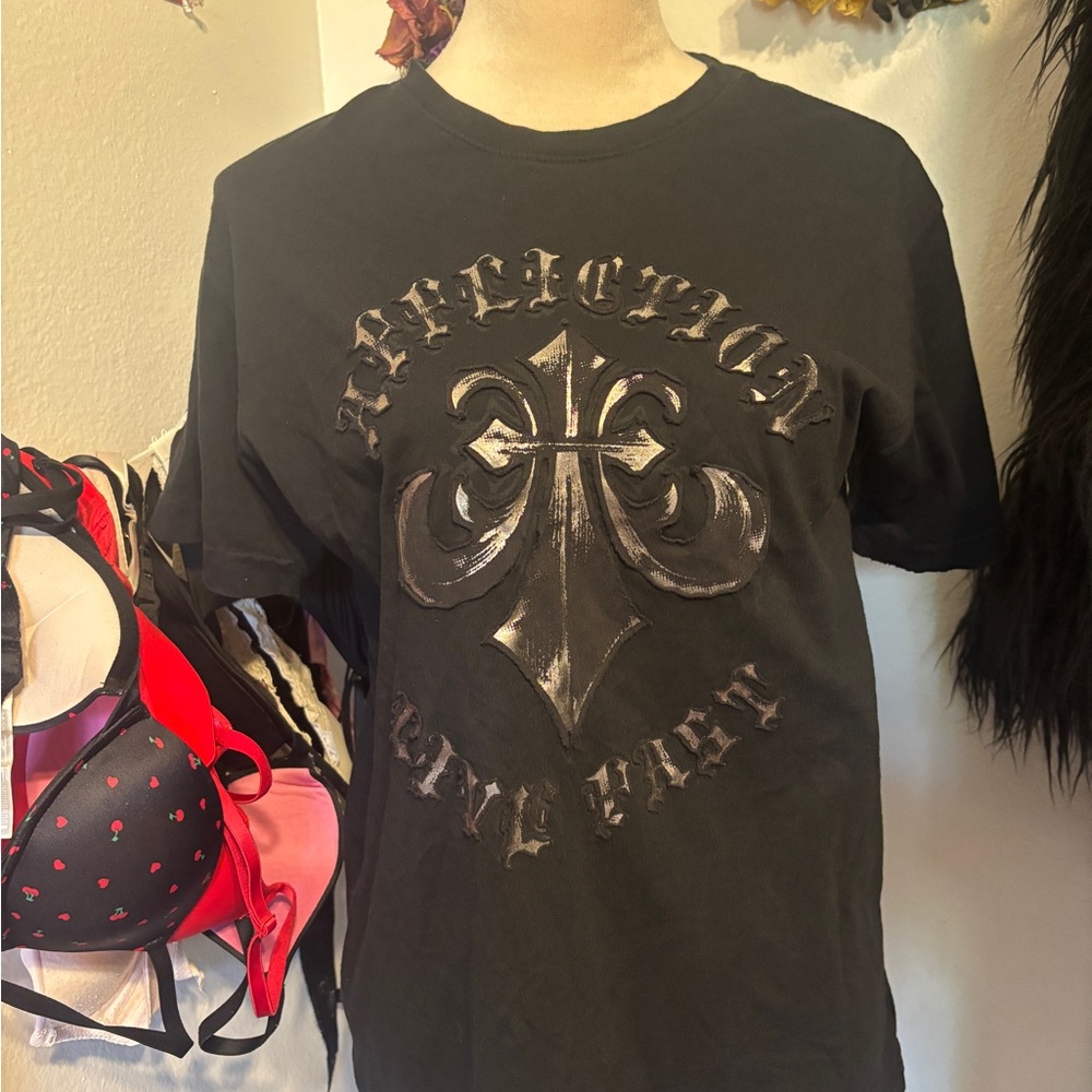 Super Rare Authentic Bubble Letter Affliction Shi… - image 1